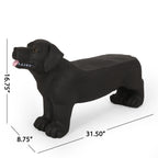 Mandy Outdoor Lab Dog Garden Statue