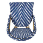 Clifftop 29.5" Outdoor Rattan Bar Stool with Aluminum Frame and Footrest, Set of 2