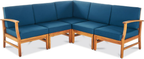 Perla Outdoor L-Shape Sectional Sofa