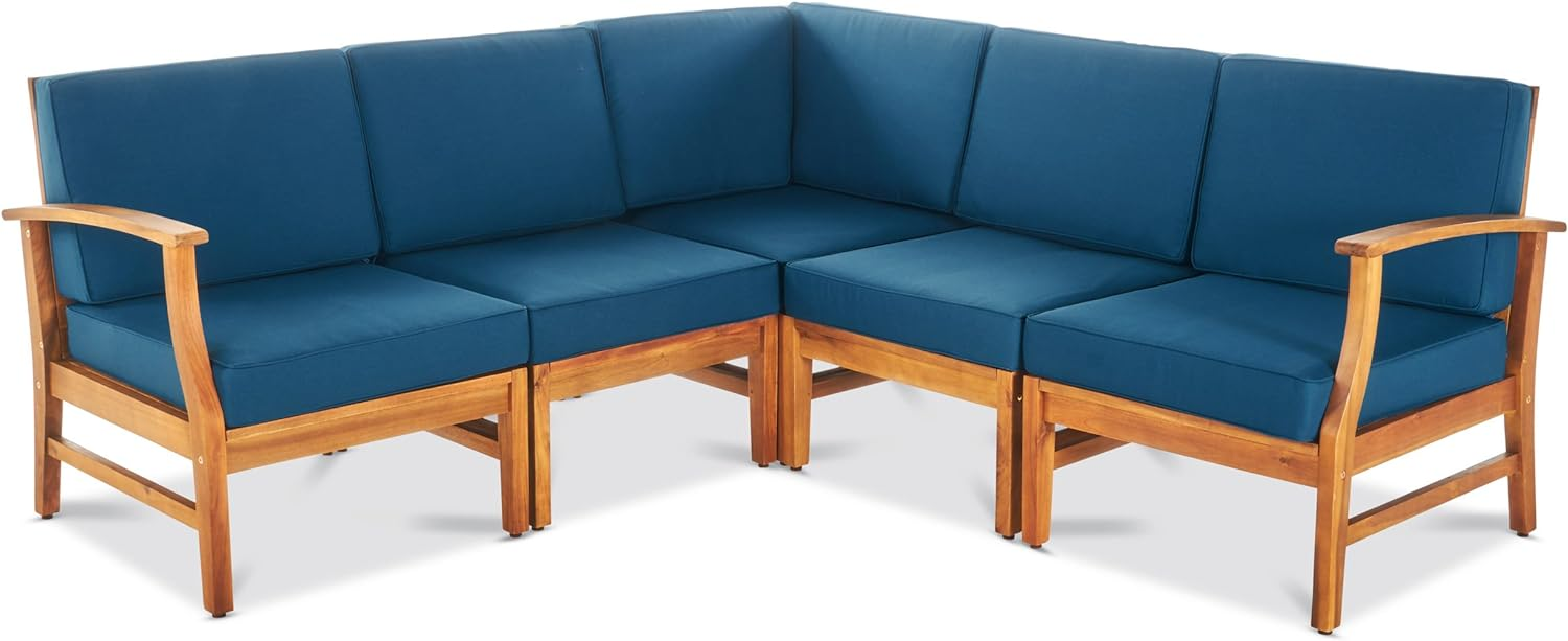Perla Outdoor L-Shape Sectional Sofa