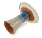 17'' Blue Ombre Ceramic Bird Bath