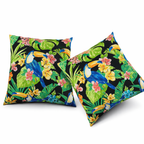 Rich Forest 18x18 Waterproof & Fade-Resistant Outdoor Throw Pillows, Set of 2