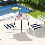 Conjure 4-Piece 15x15" Outdoor Fabric Seat Cushion with Ties