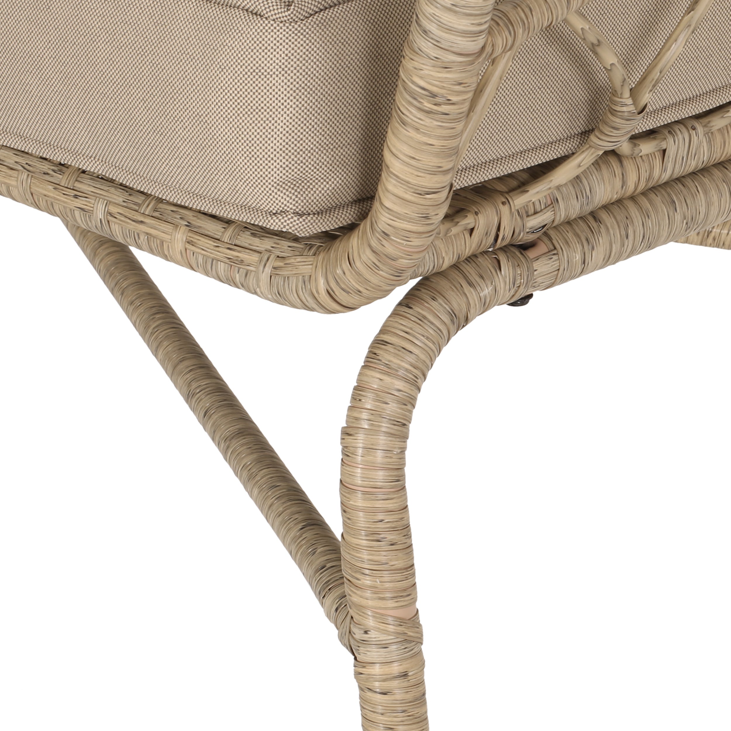 Zircon 3-Piece Patio Set with 2 Club Chairs and Round Table