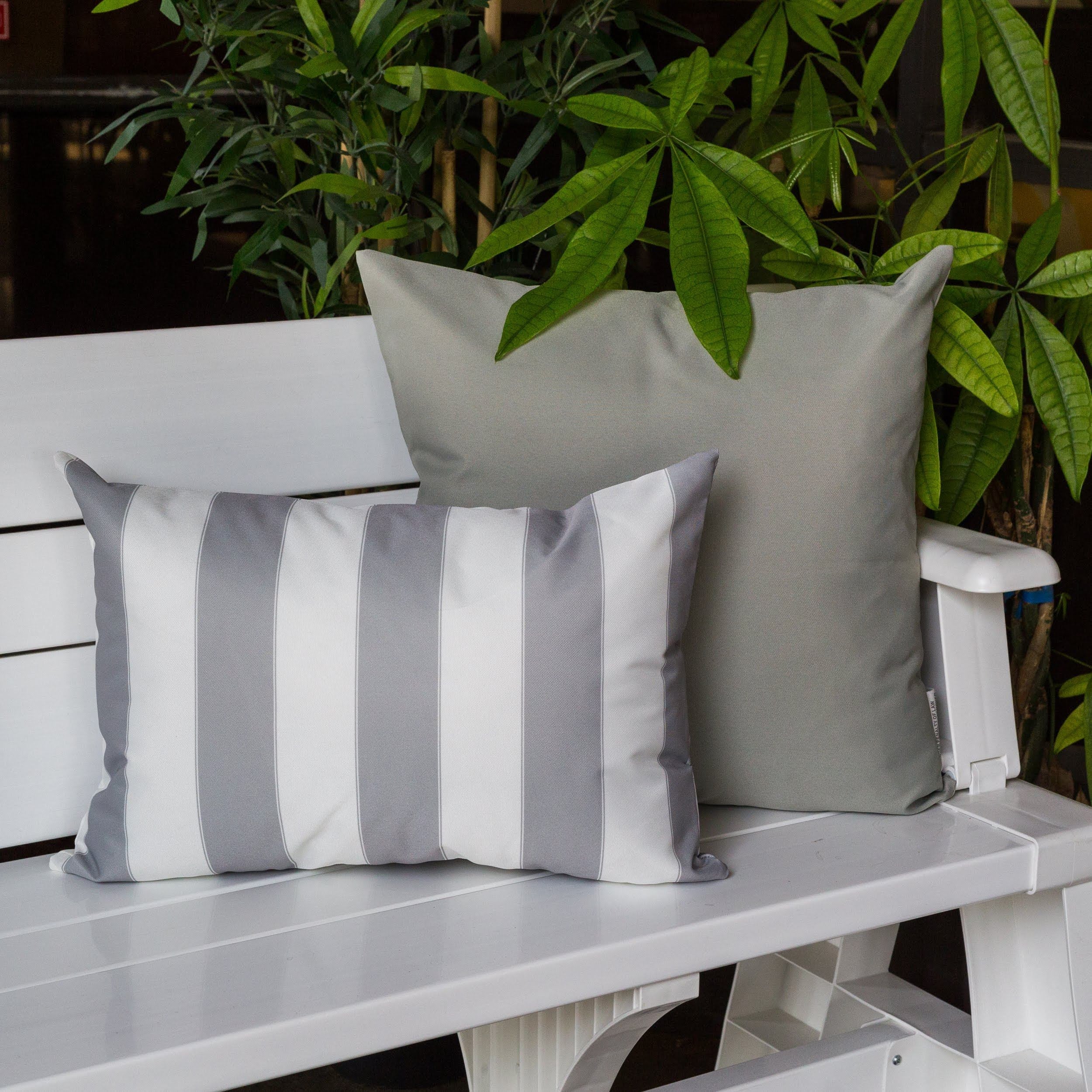 Horizon Stripe Outdoor Lumbar Pillow