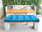 47" Tufted Outdoor Bench Cushion