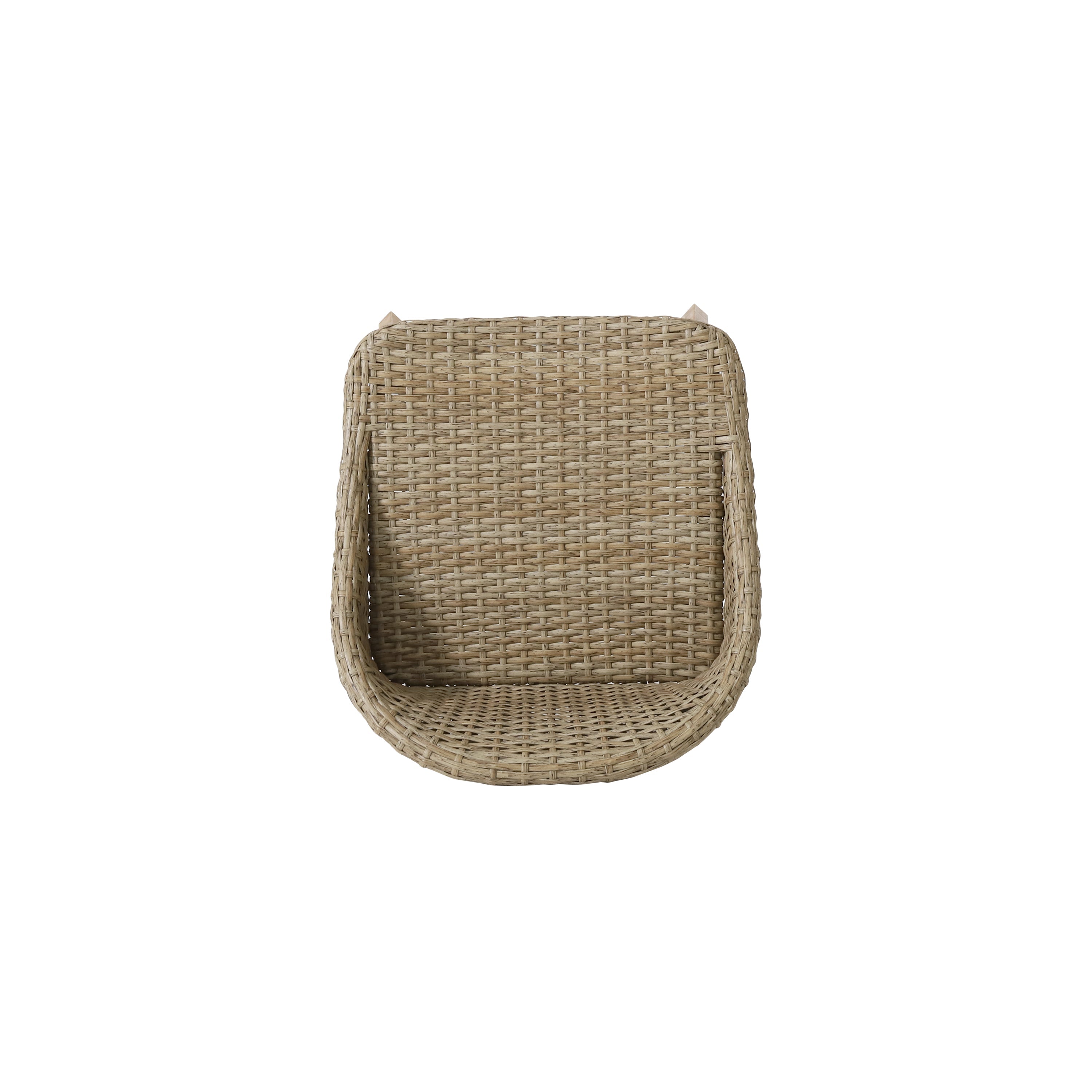 Beeson Outdoor Wicker and Acacia Wood Barstools, Set of 2
