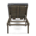 Ariana Acacia Wood Chaise Lounge with Cushion