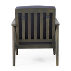 Ellsworth Outdoor Acacia Wood Club Chair