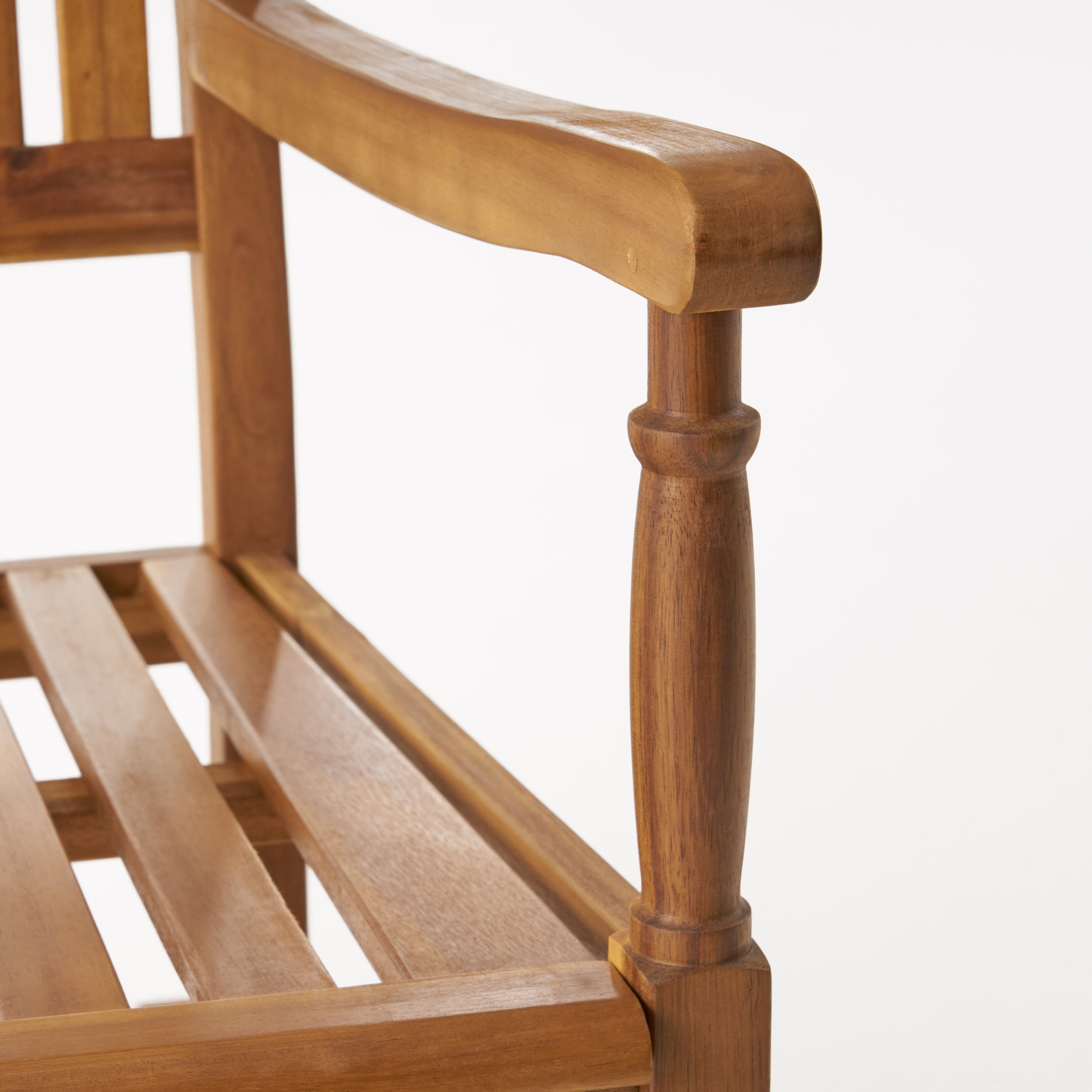 Muse Outdoor Acacia Rocking Chair with Slat Design