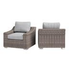 Laguna Sol All-Weather Wicker Outdoor Accent Chairs, Set of 2