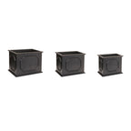 Wooden Box Planter, Set of 3