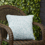 Outdoor Zen Raffia Polyester Filled Throw Pillow