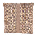 Earth Tone Banded Outdoor Polyester Filled Throw Pillow