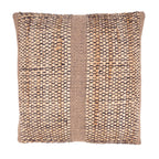 Earth Tone Banded Outdoor Polyester Filled Throw Pillow