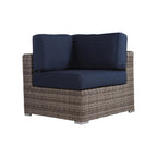 Rattan Wicker Fully Assembled 6-Person Seating Group with Premium Sunbrella Cushions