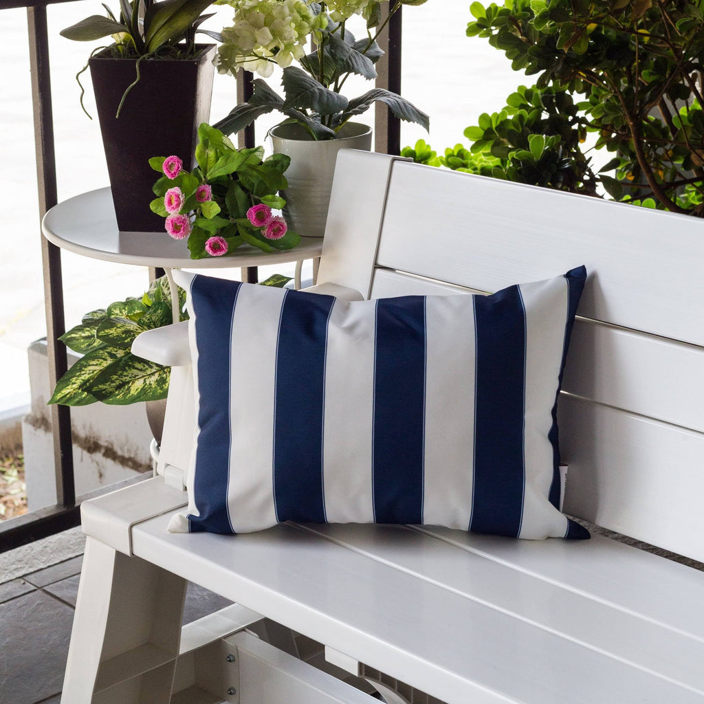 Horizon Stripe Outdoor Lumbar Pillow