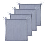 Conjure 4-Piece 15x15" Outdoor Fabric Seat Cushion with Ties