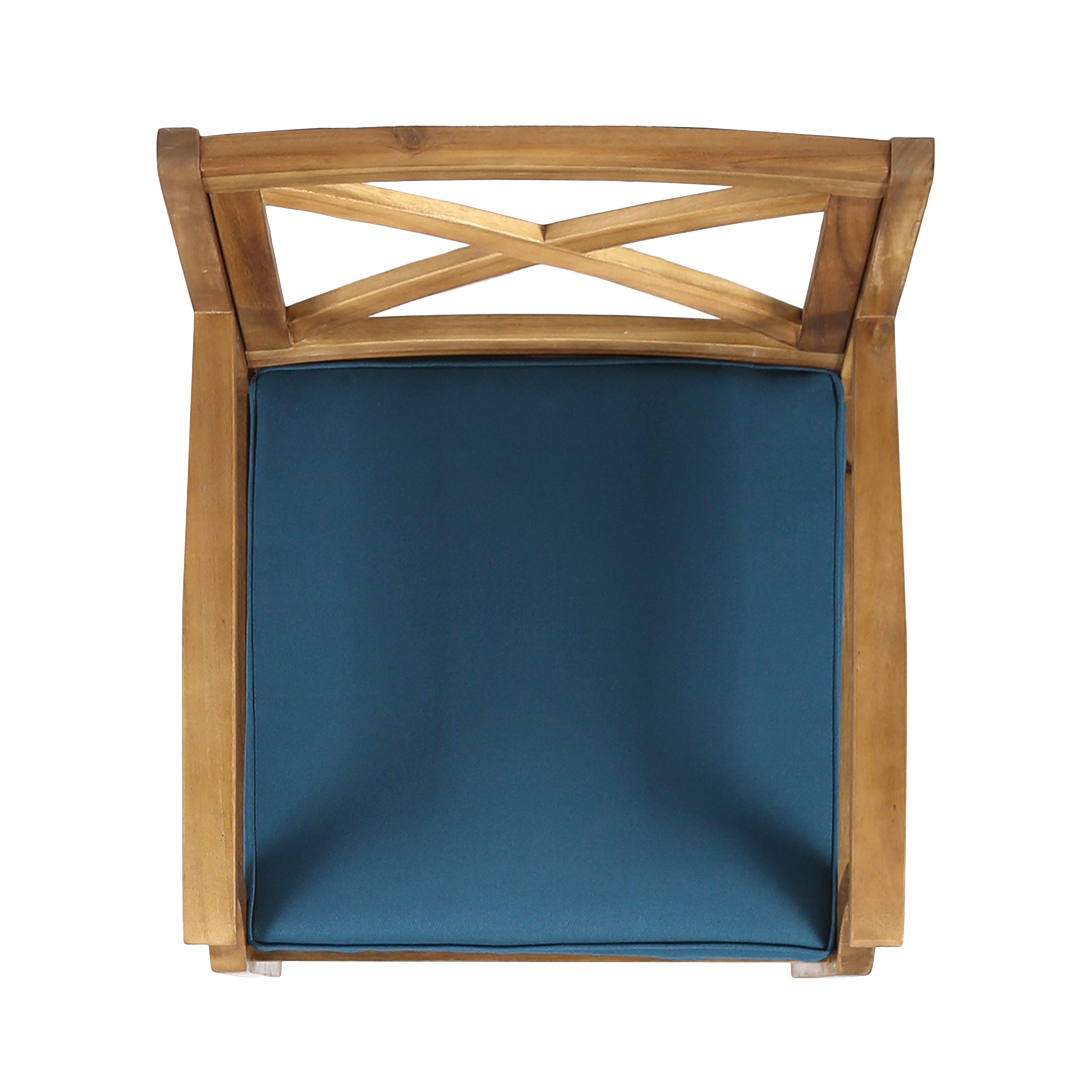 Perla Outdoor Dining Chairs with Cushions, Set of 2