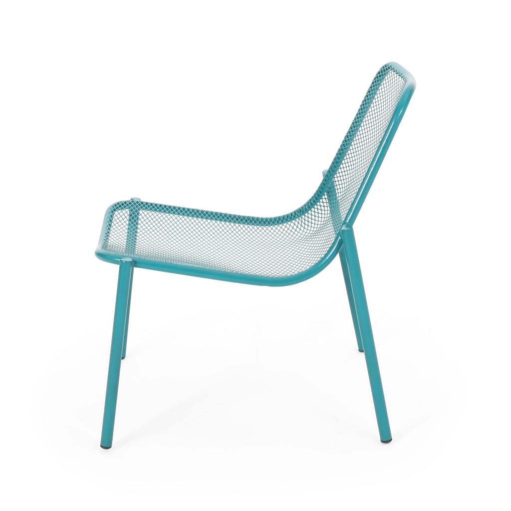 Kincaid Stackable Iron Chairs, Set of 2