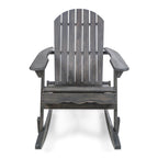 Echoes Outdoor Acacia Wood Adirondack Rocking Chair