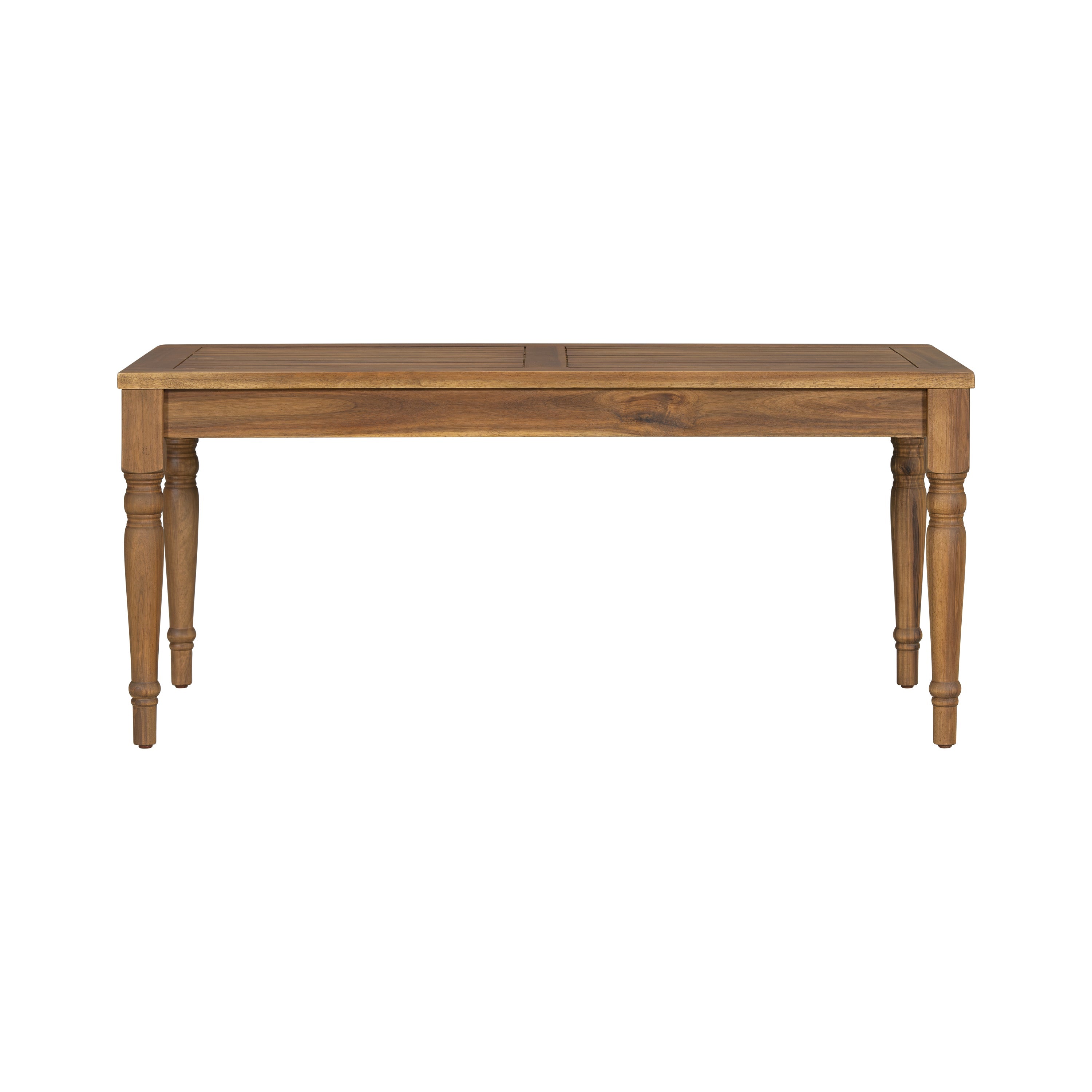 Islewood 2 Piece Acacia Wood Outdoor Loveseat & Coffee Table Set