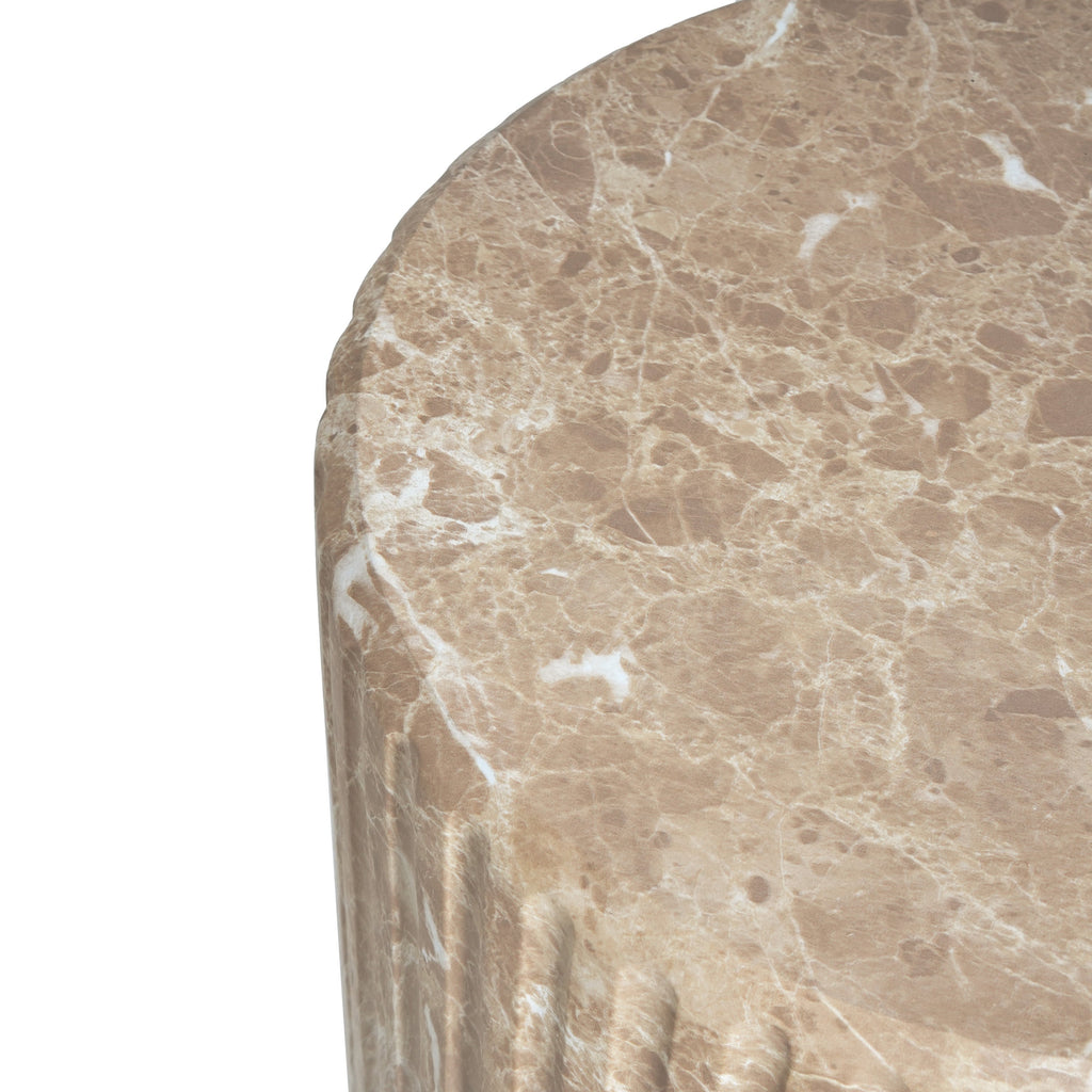 Outdoor Cicci Carved Side Table