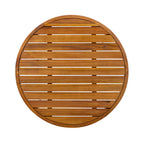 Millie Outdoor Acacia Wood Loveseat & Coffee Table Set