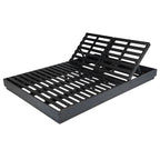 Adjustable Acacia Wood Low-Profile Double Sunlounge with Cushion