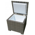 Wicker Willow Thick Ice Chest End Table