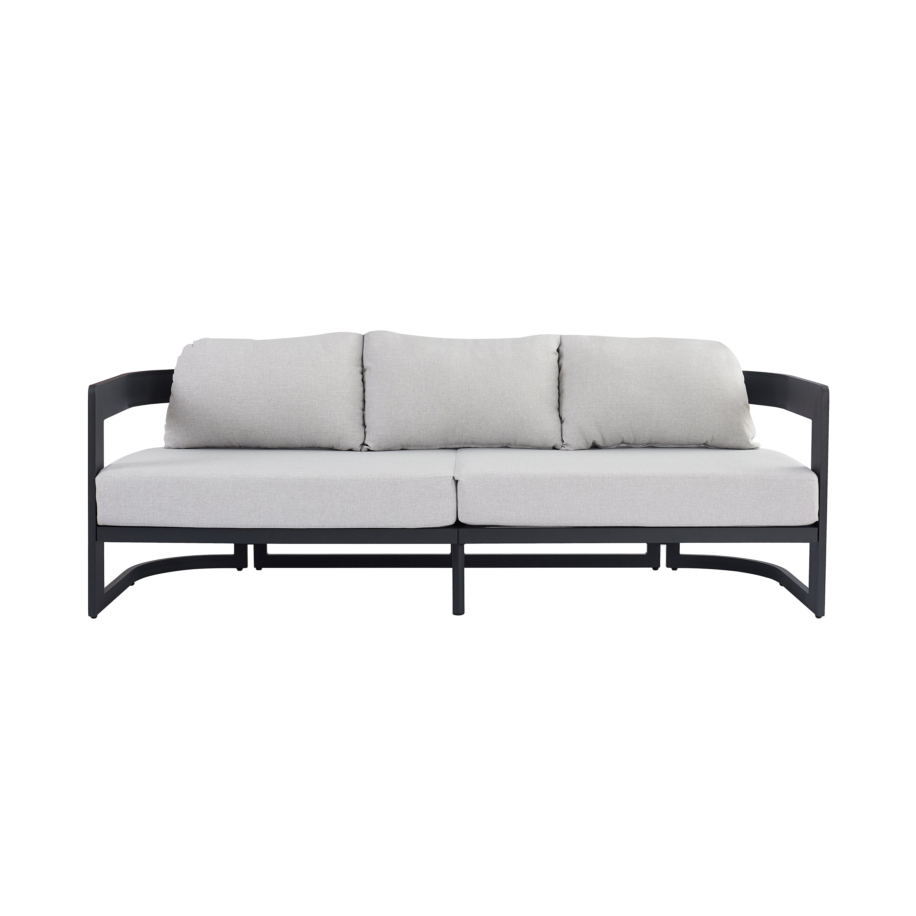 Elko Outdoor Patio Aluminum 3 Seater Sofa