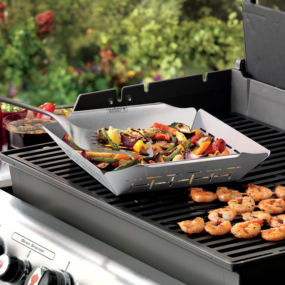Weber Deluxe Square Grilling Basket 6434