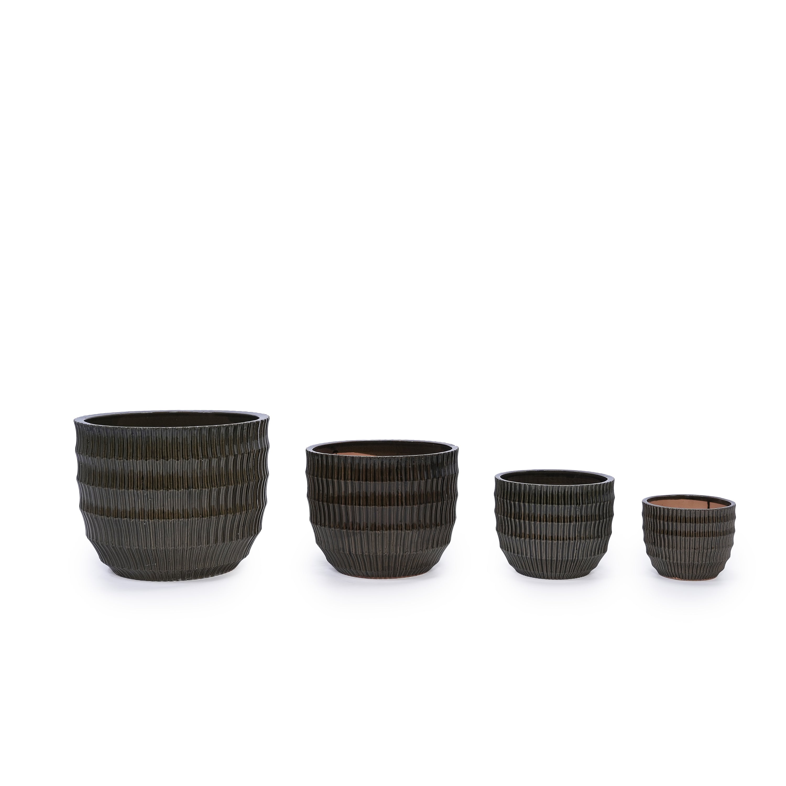 Ekon Handmade Ceramic Planter, Set of 4