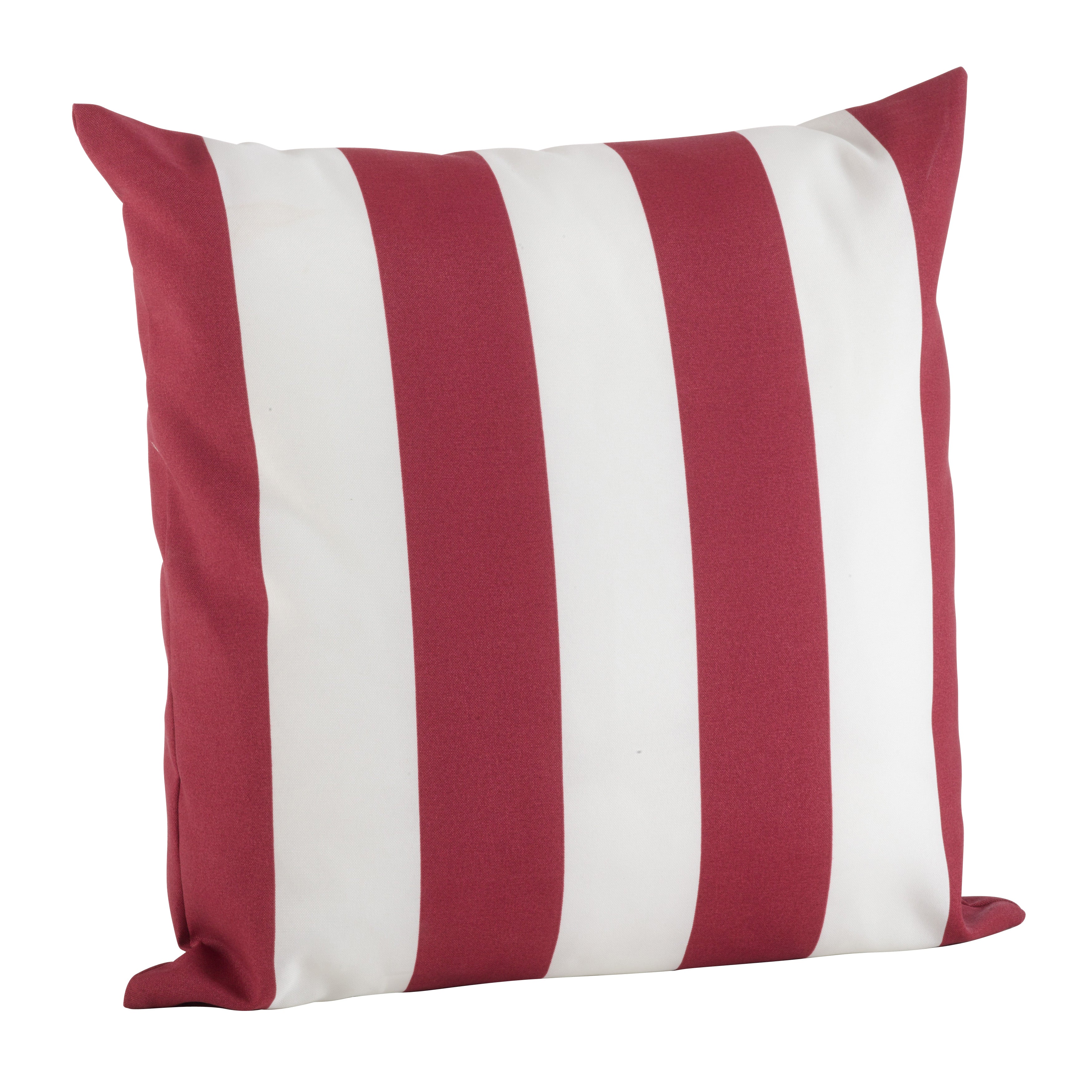 Classic Stripe Indoor/Outdoor Polyester Filled Throw Pillow