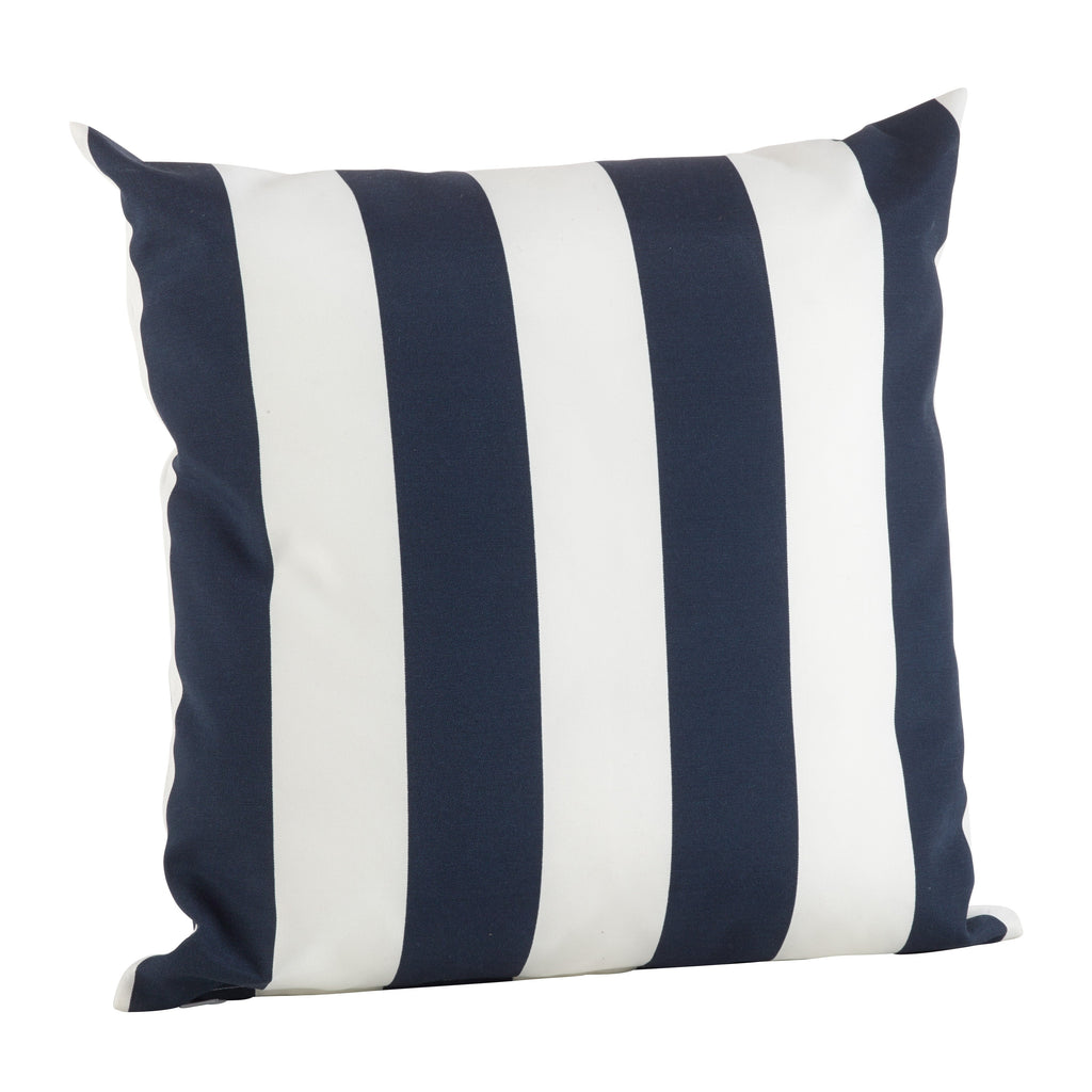 Classic Stripe Indoor/Outdoor Polyester Filled Throw Pillow