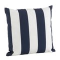 Classic Stripe Indoor/Outdoor Polyester Filled Throw Pillow, 21" x 21"