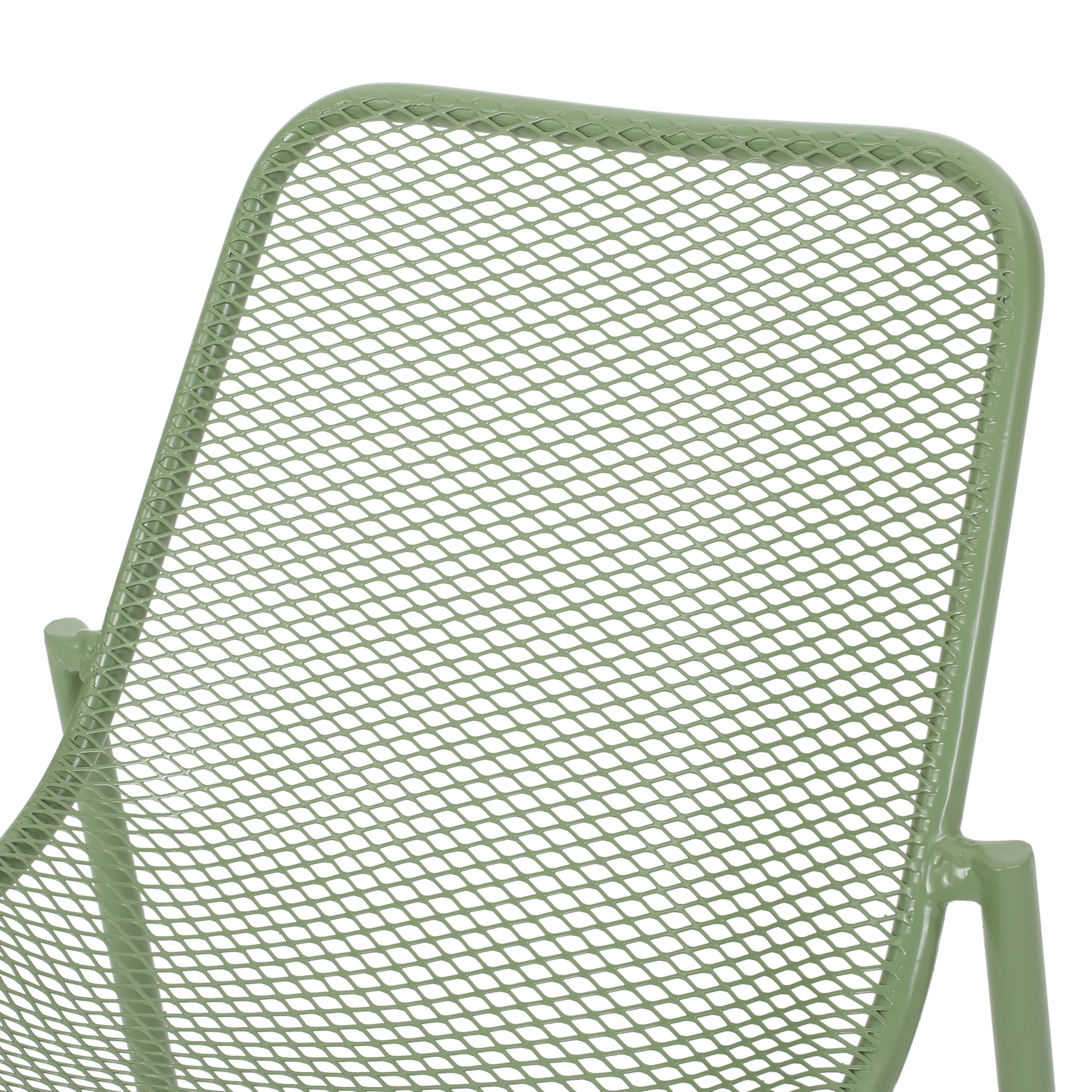Kincaid Stackable Iron Chairs, Set of 2