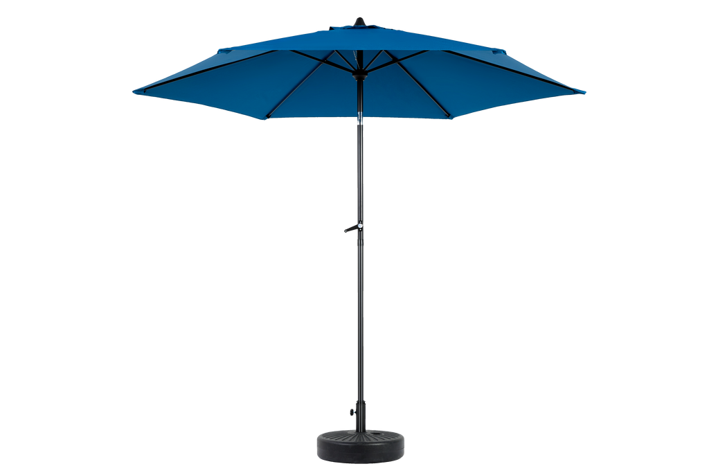 9' Outdoor Patio Umbrella Outdoor Table Umbrella with Push Button Tilt and Crank, Base Not Included