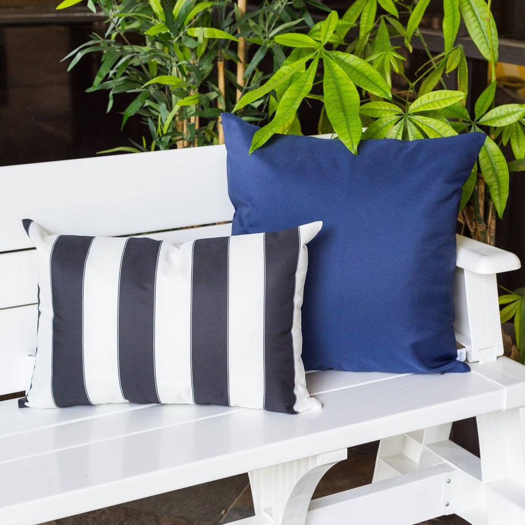 Horizon Stripe Outdoor Lumbar Pillow
