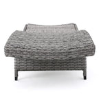 Crete Wicker Chaise Lounge, Set of 2