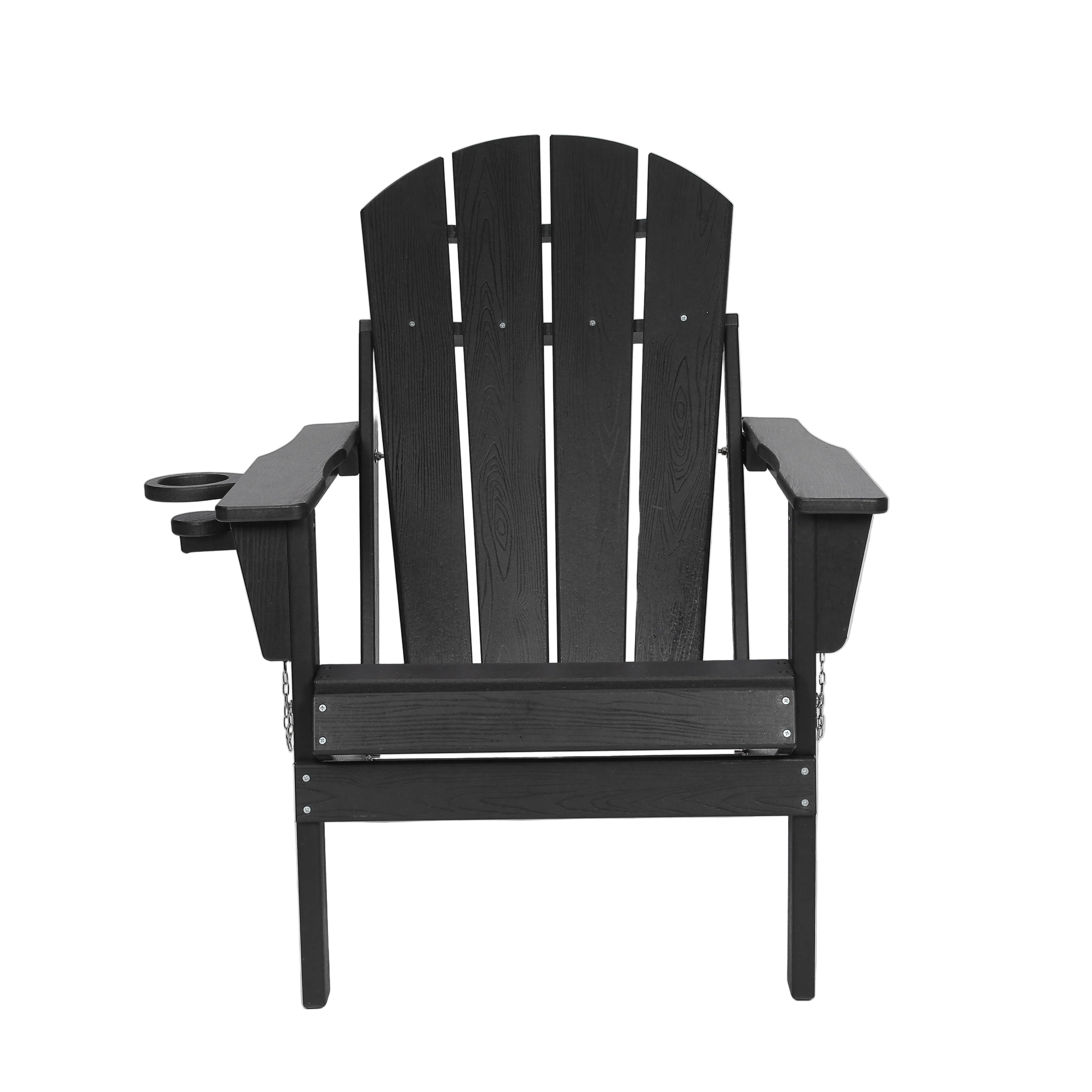 Composite Folding Adirondack Chair with Dual Cup Holder