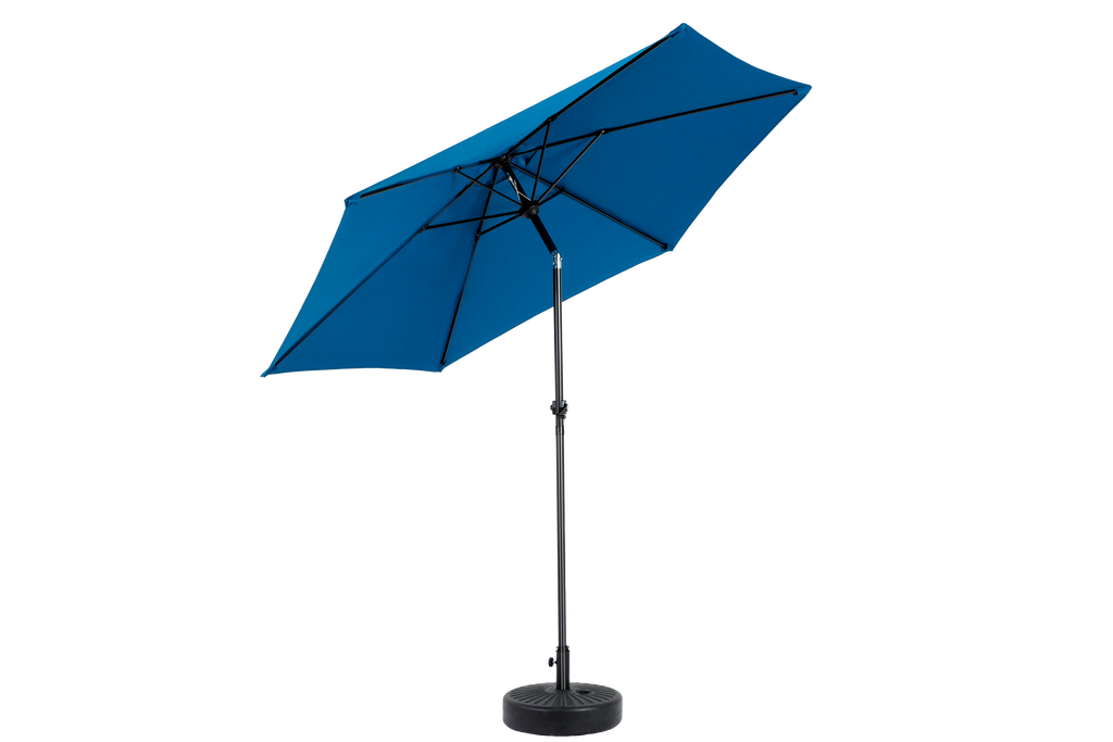 9' Outdoor Patio Umbrella Outdoor Table Umbrella with Push Button Tilt and Crank, Base Not Included