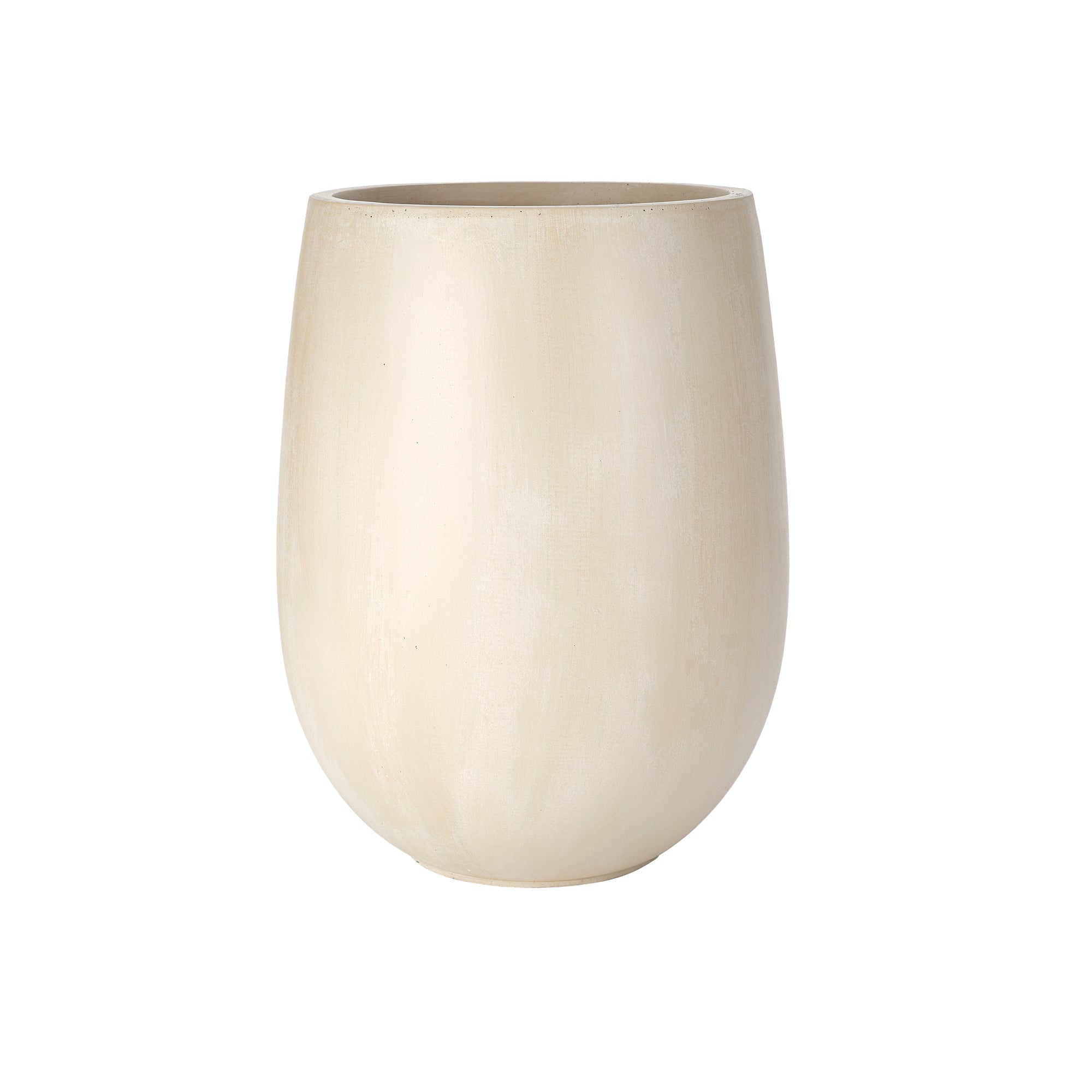 Egg Shaped Lightweight Outdoor Planter, Set of 3
