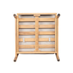 Indira Outdoor Acacia Wood Club Chair with Water-Resistant Cushion