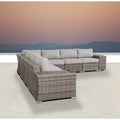Fully Assembled Outdoor Wicker Patio Sofa