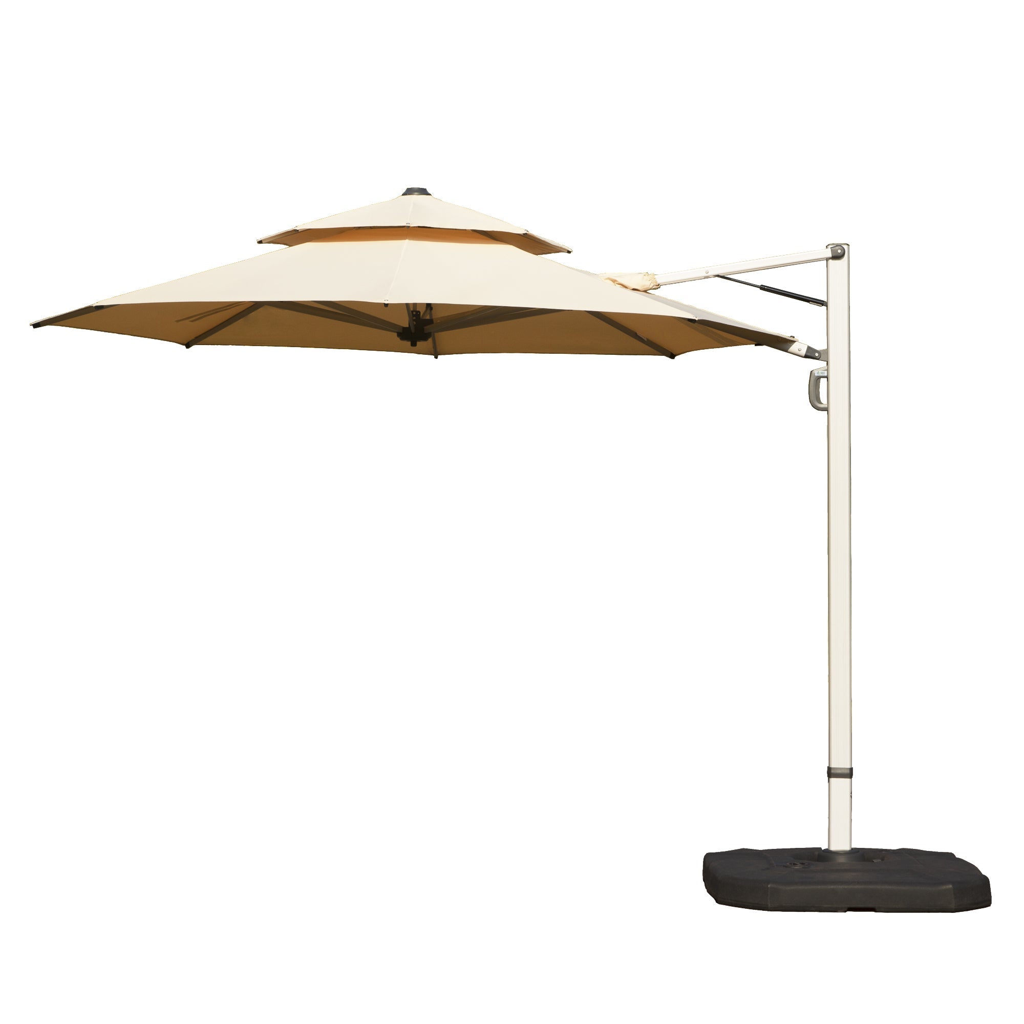 Round Cantilever Umbrella with Center Pole, Base Not Included