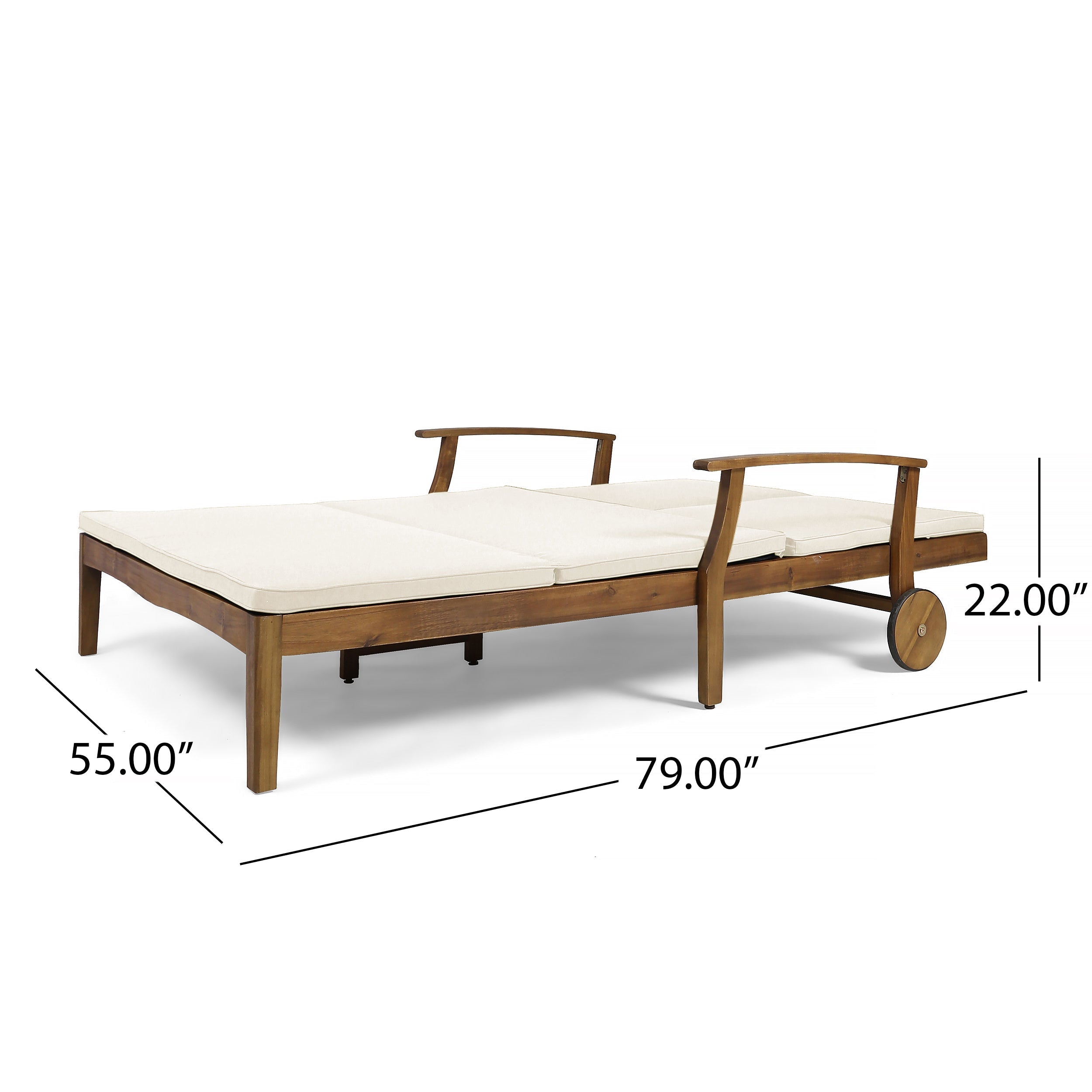 Perla Double Chaise Lounge