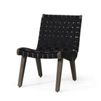 Delights Outdoor Lounge Chair with Rope Weave Design and Wood Frame, Set of 2