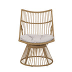 Enduring 2-Piece Rattan Patio Set with Club Chair and Side Table