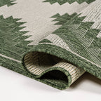 Lior Geometric Moroccan Diamond Indoor/Outdoor Runner Rug